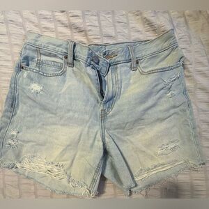 Old Navy Light Wash Distressed Jean Shorts